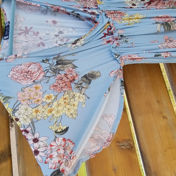 C'est moi Floral Flattering Summer Dress - Picture 4 of 4